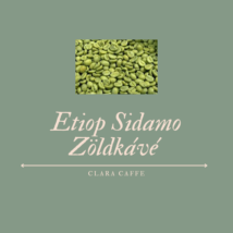 1 kg Etiop Sidamo szemes zöldkávé 