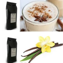 Tchai latte és vanília ízű szemes kávé csomag