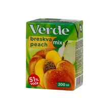 200 ml Verde őszibarack-alma nektár