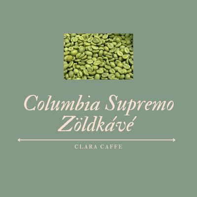 1 kg Columbia szemes zöldkávé