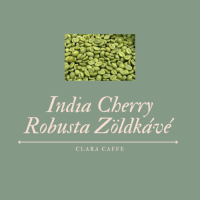1 kg India Cherry robusta szemes zöldkávé