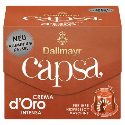 10 db Dallmayr Capsa Crema d'Oro Intensa Nespresso kapszula