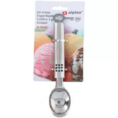 21 cm-es acél fagyikanál